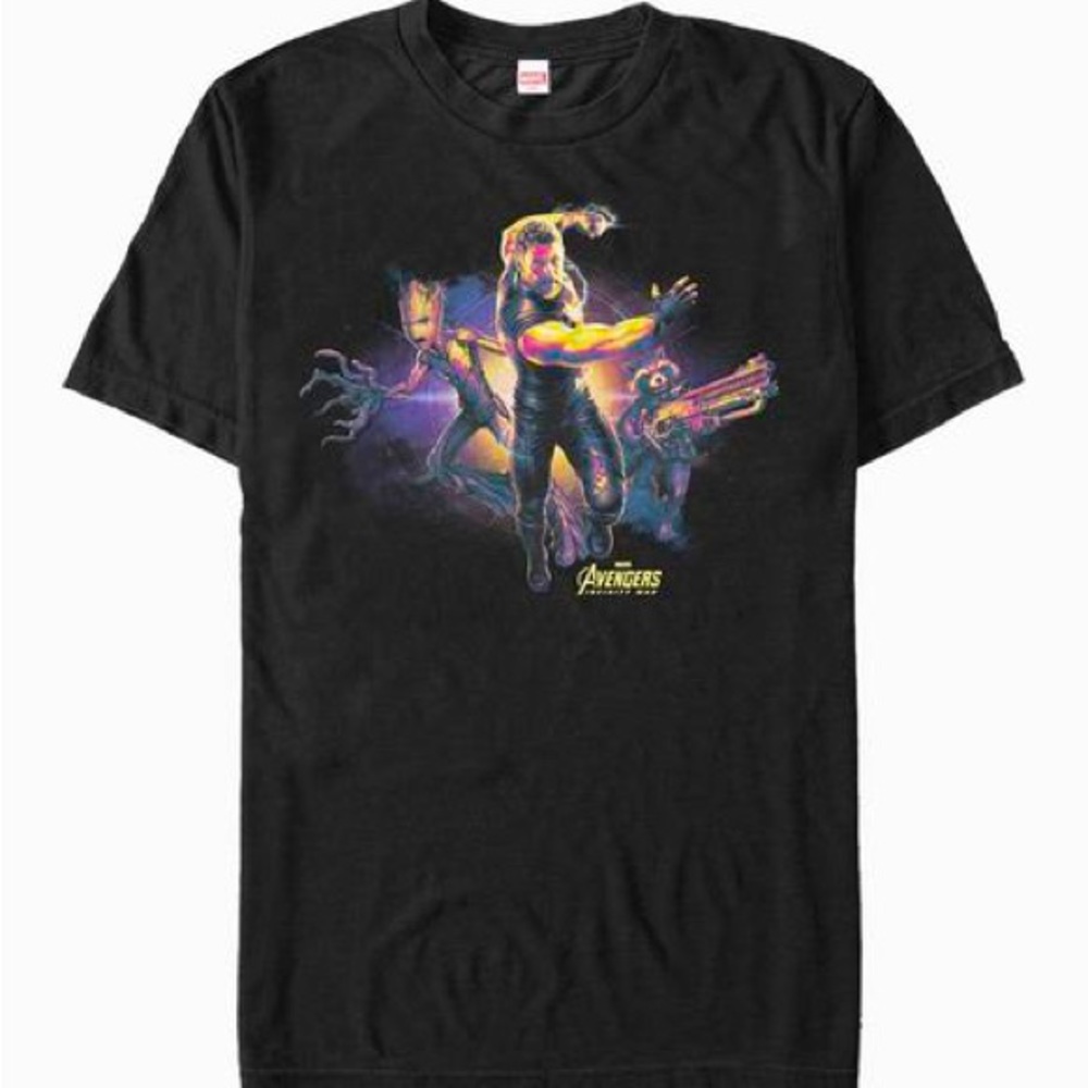 Marvel Avengers: Infinity War Thor Trio T-Shirt + Free Small Gift!